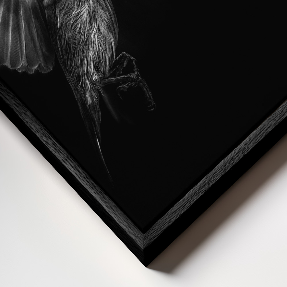 Canvas taulu - Motion kehys lähikuvassa - musta kehys