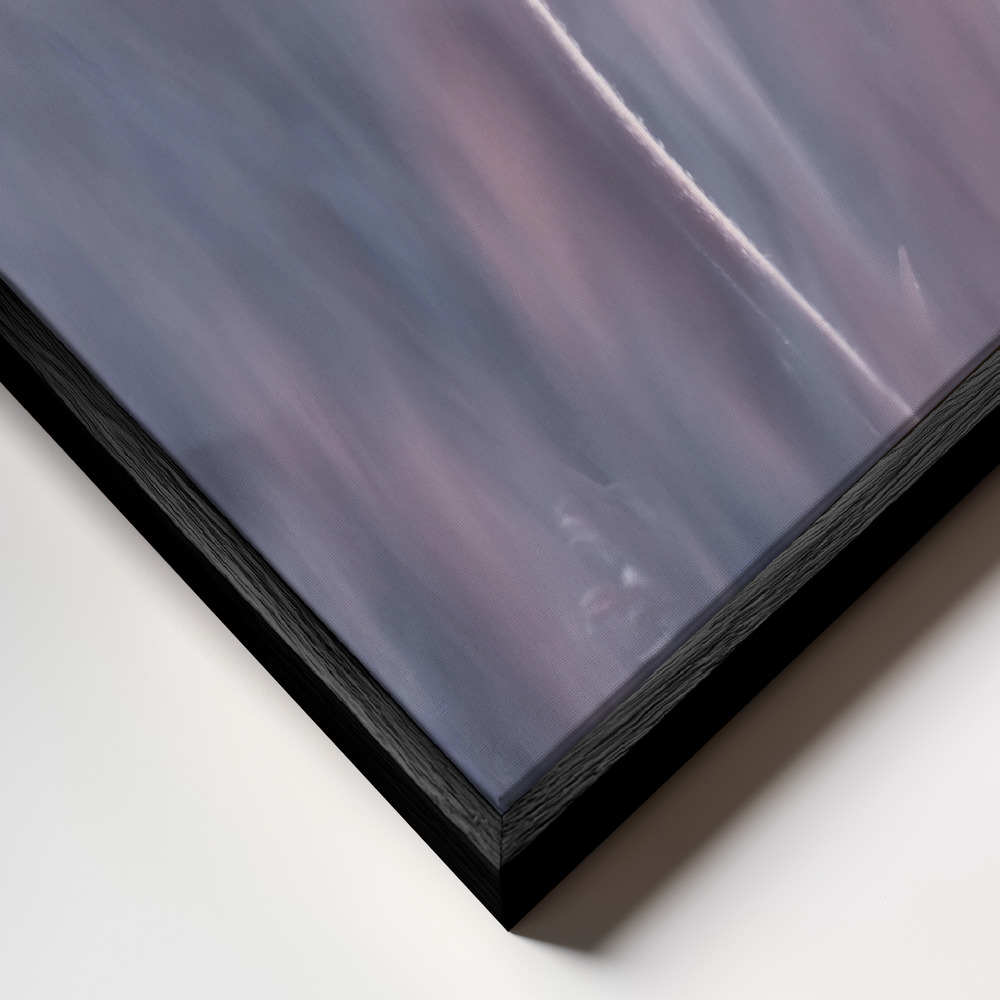 Canvas print - Pink ! So What ? frame close up - black frame