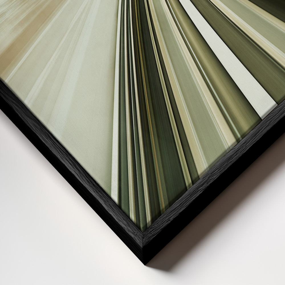 Canvas schilderi - Ethereal Swell frame close-up - zwart frame