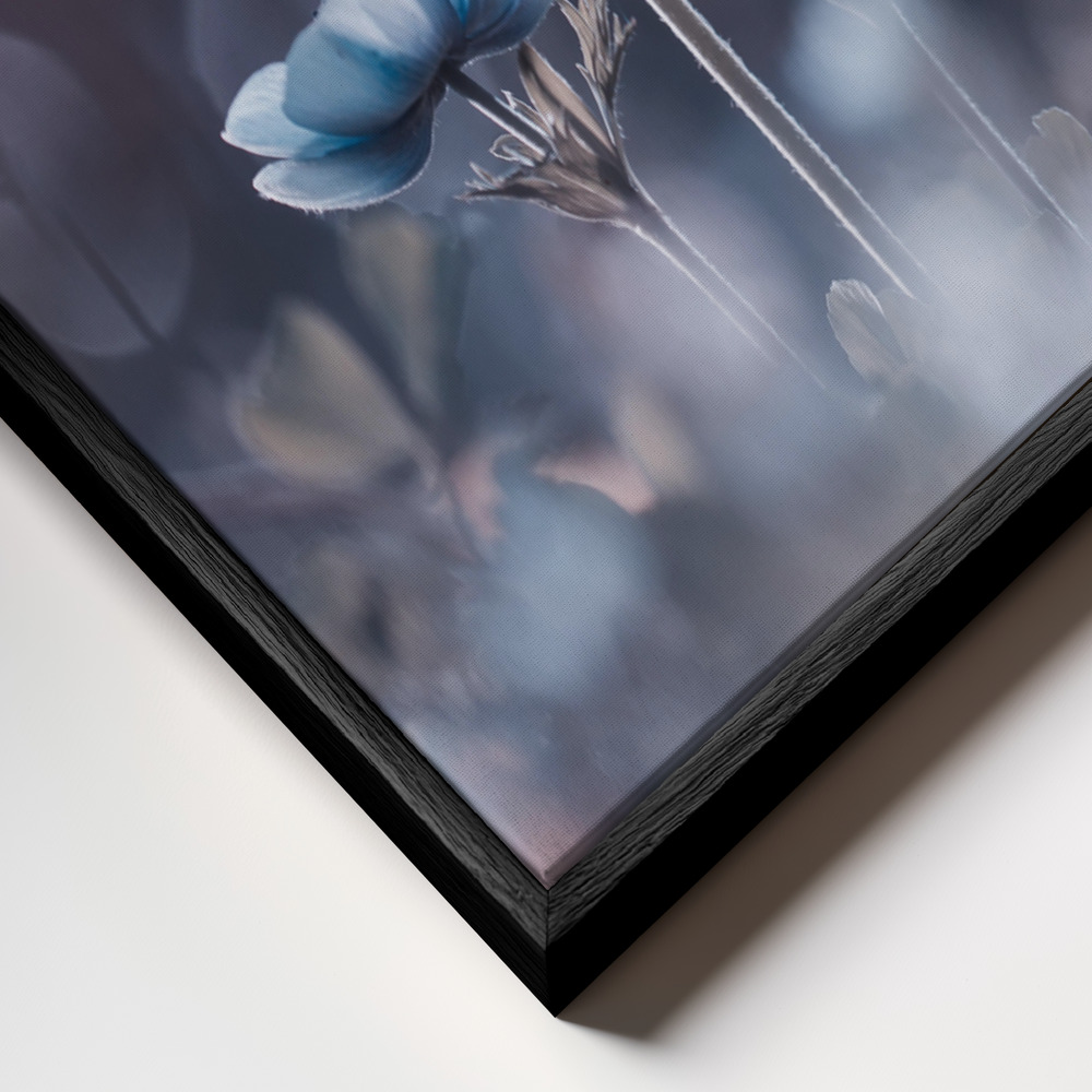 Canvas schilderi - The beginning of a new era frame close-up - zwart frame