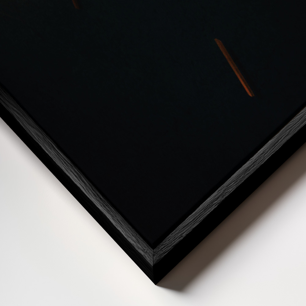 Canvas schilderi - Arresto Momentum frame close-up - zwart frame