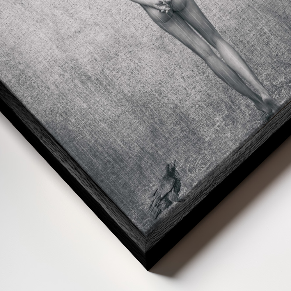 Toile - The bone collector cadre en gros plan - cadre noir