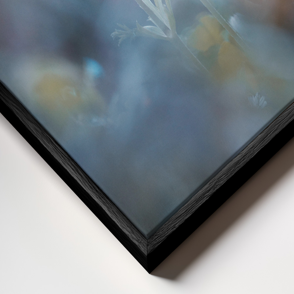 Canvas print - Growing Up frame close up - black frame