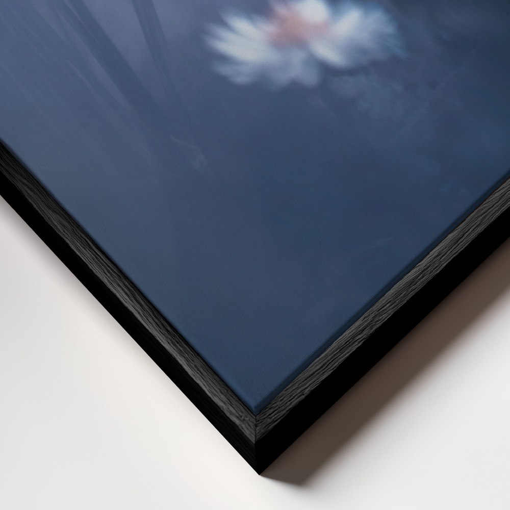 Canvas schilderi - Upanishad frame close-up - zwart frame