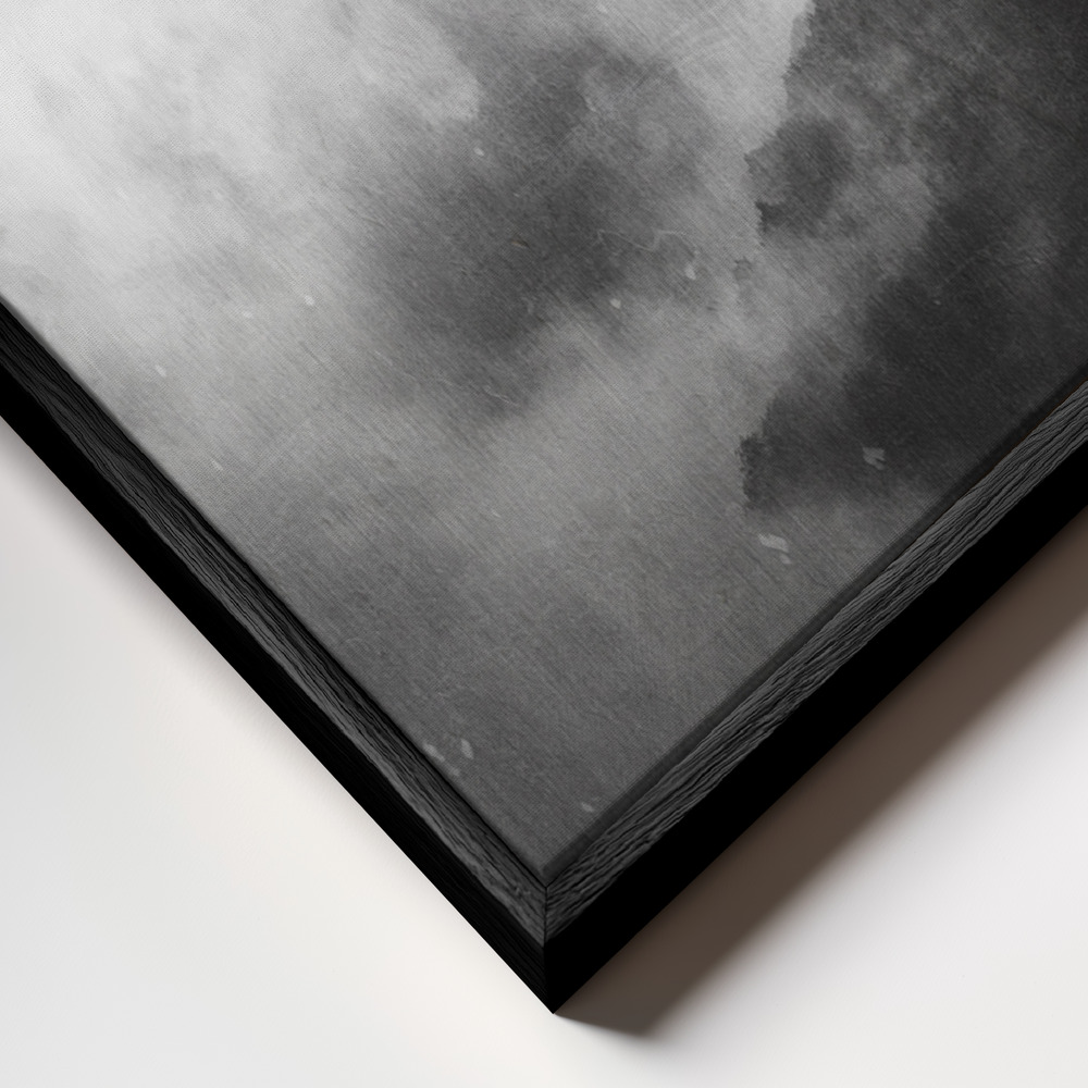 Toile - Time Zone cadre en gros plan - cadre noir