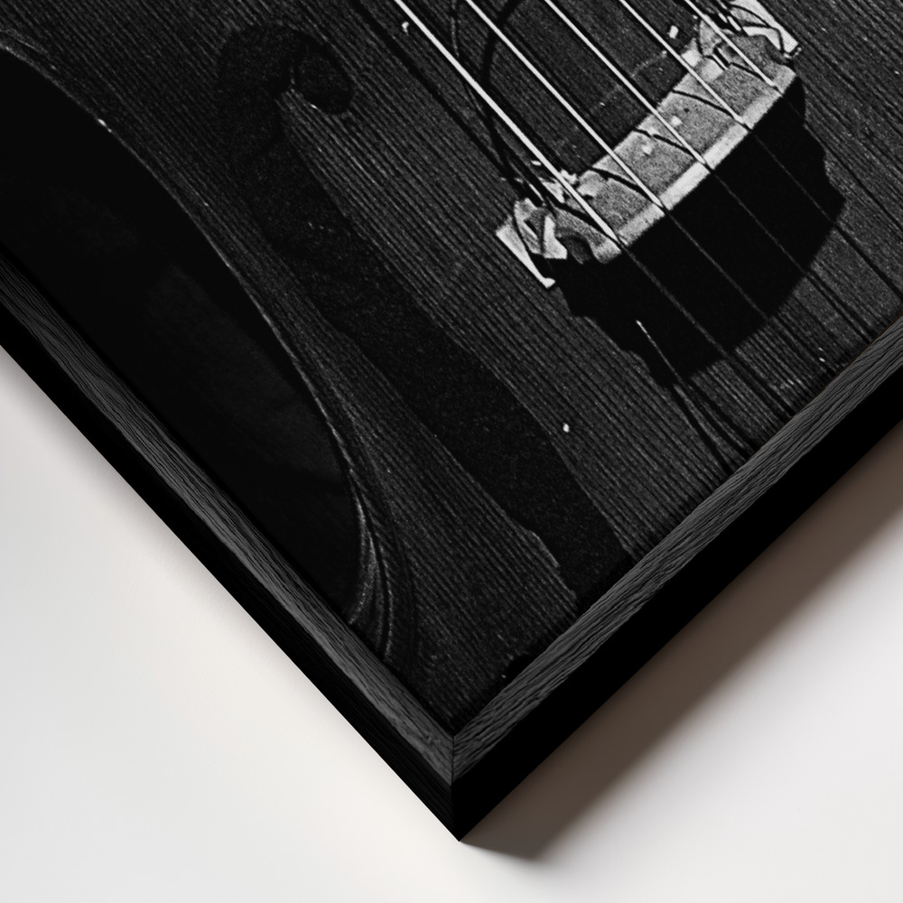 Canvas taulu - Jazz kehys lähikuvassa - musta kehys