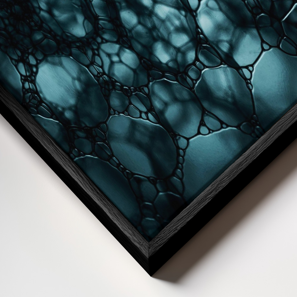 Canvas print - S O A P frame close up - black frame