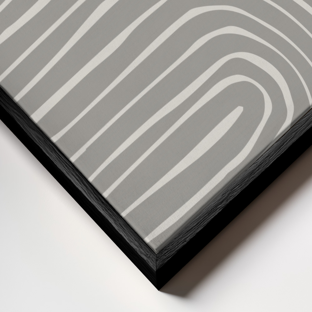 Canvas schilderi - Arch Dark frame close-up - zwart frame