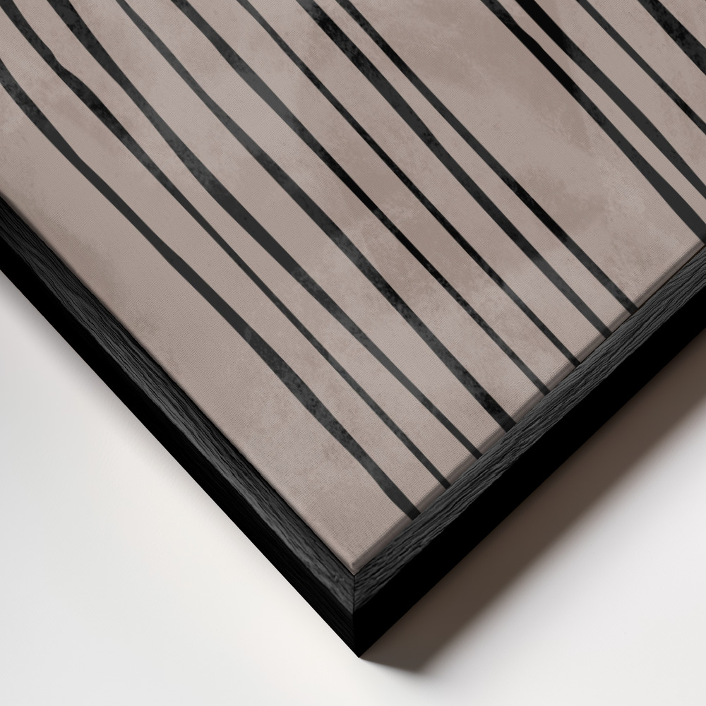 Canvas print - Arch one way frame close up - black frame