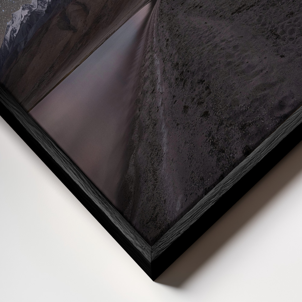 Canvas schilderi - Oh Merak! frame close-up - zwart frame
