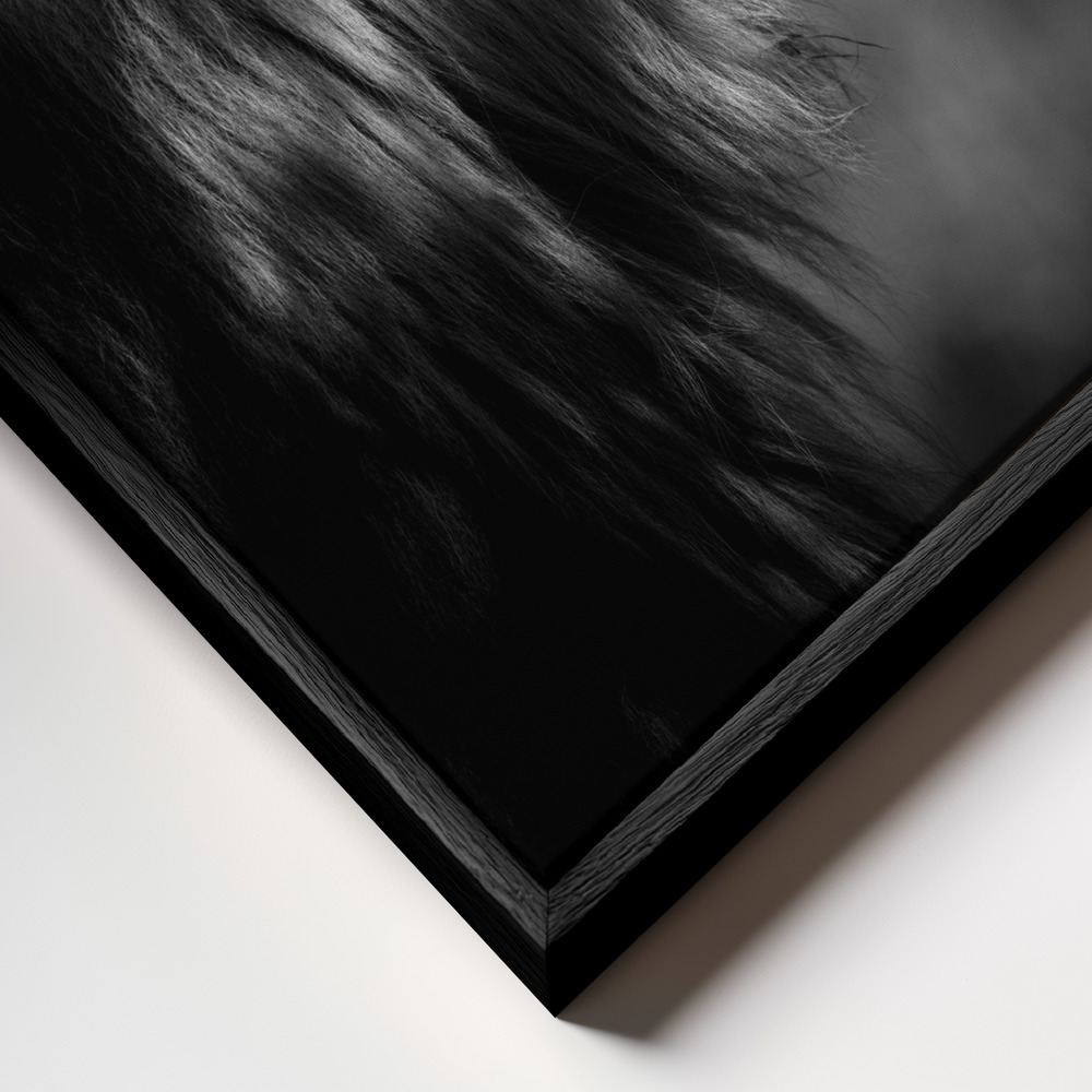 Canvas schilderi - The Male frame close-up - zwart frame