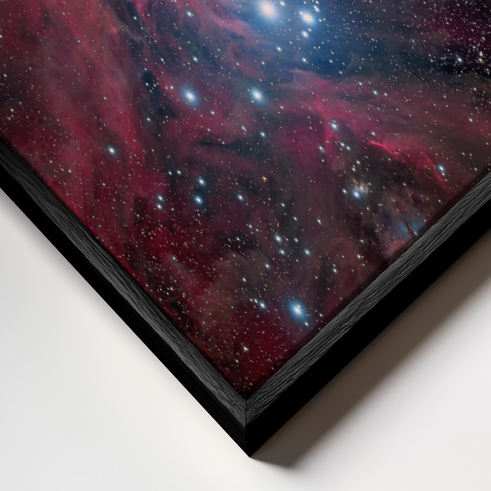 Canvas schilderi - Orion frame close-up - zwart frame