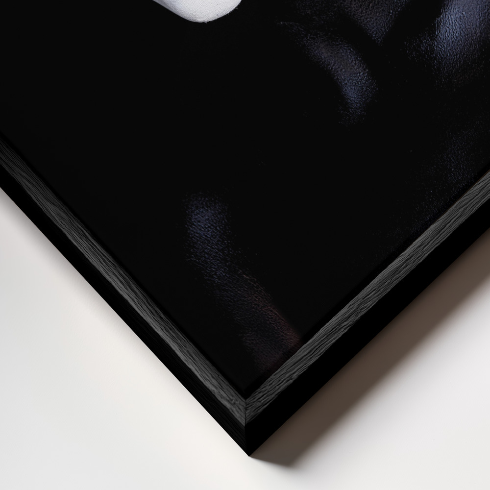 Lienzo - ASAJJ VENTRESS r primer plano del marco - marco negro