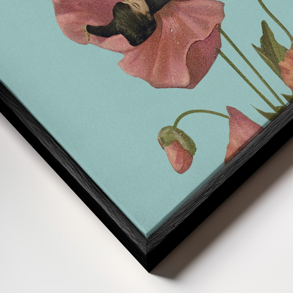 Canvas schilderi - Colourful Dreamer frame close-up - zwart frame
