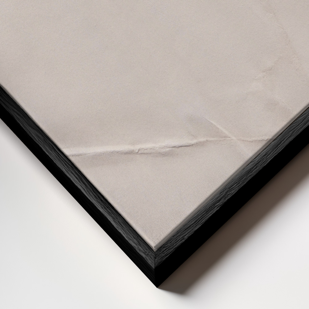 Canvas print - Stay Wild frame close up - black frame