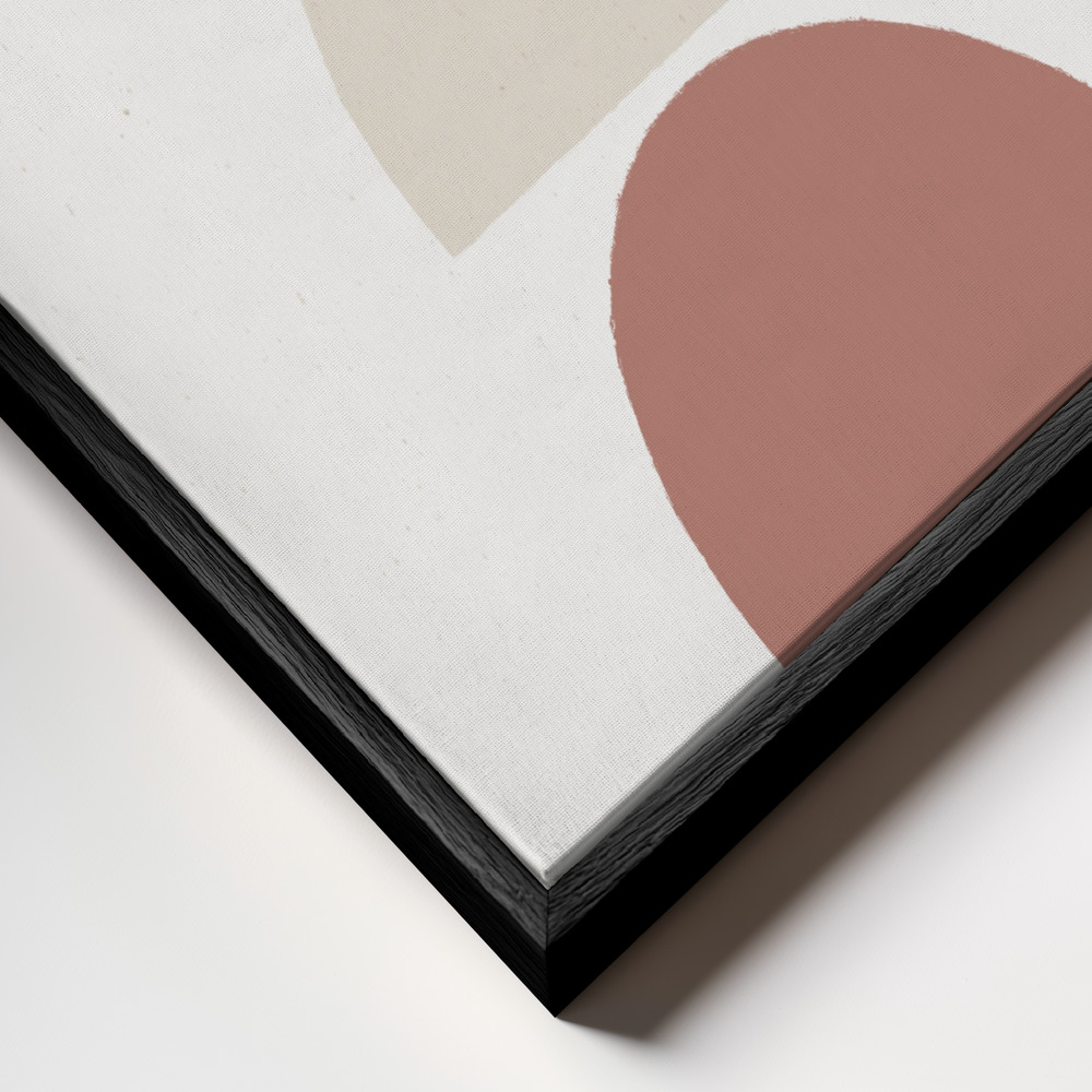 Canvas print - Rust and Sand - Lungo frame close up - black frame