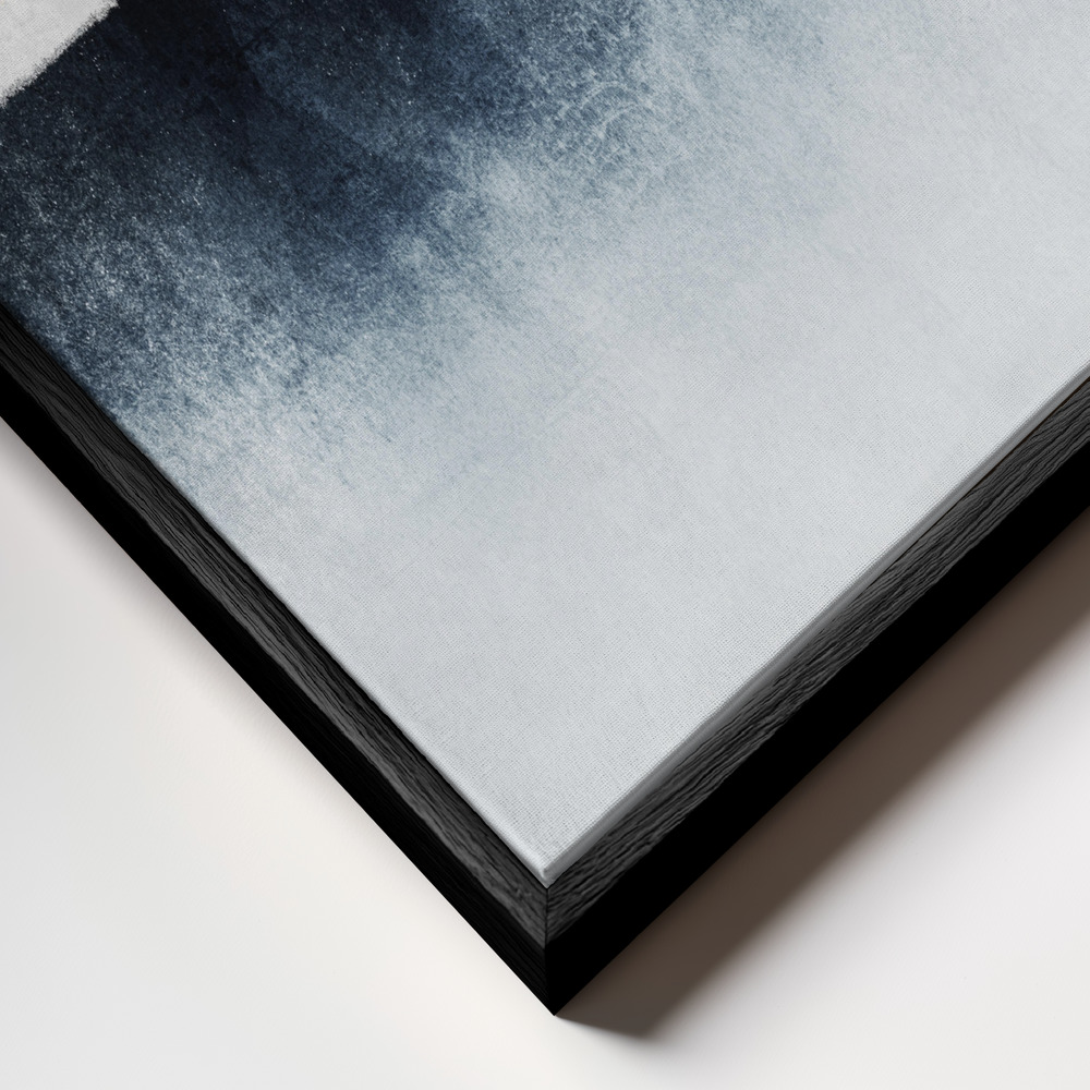 Toile - Horizon cadre en gros plan - cadre noir