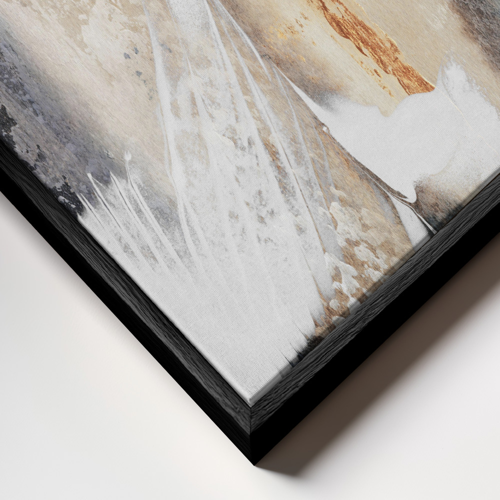Canvas schilderi - Soothe Your Soul frame close-up - zwart frame