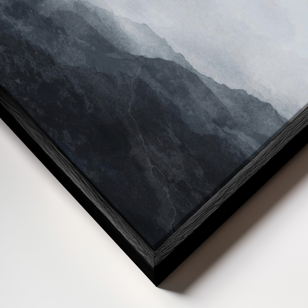 Toile - Stream cadre en gros plan - cadre noir