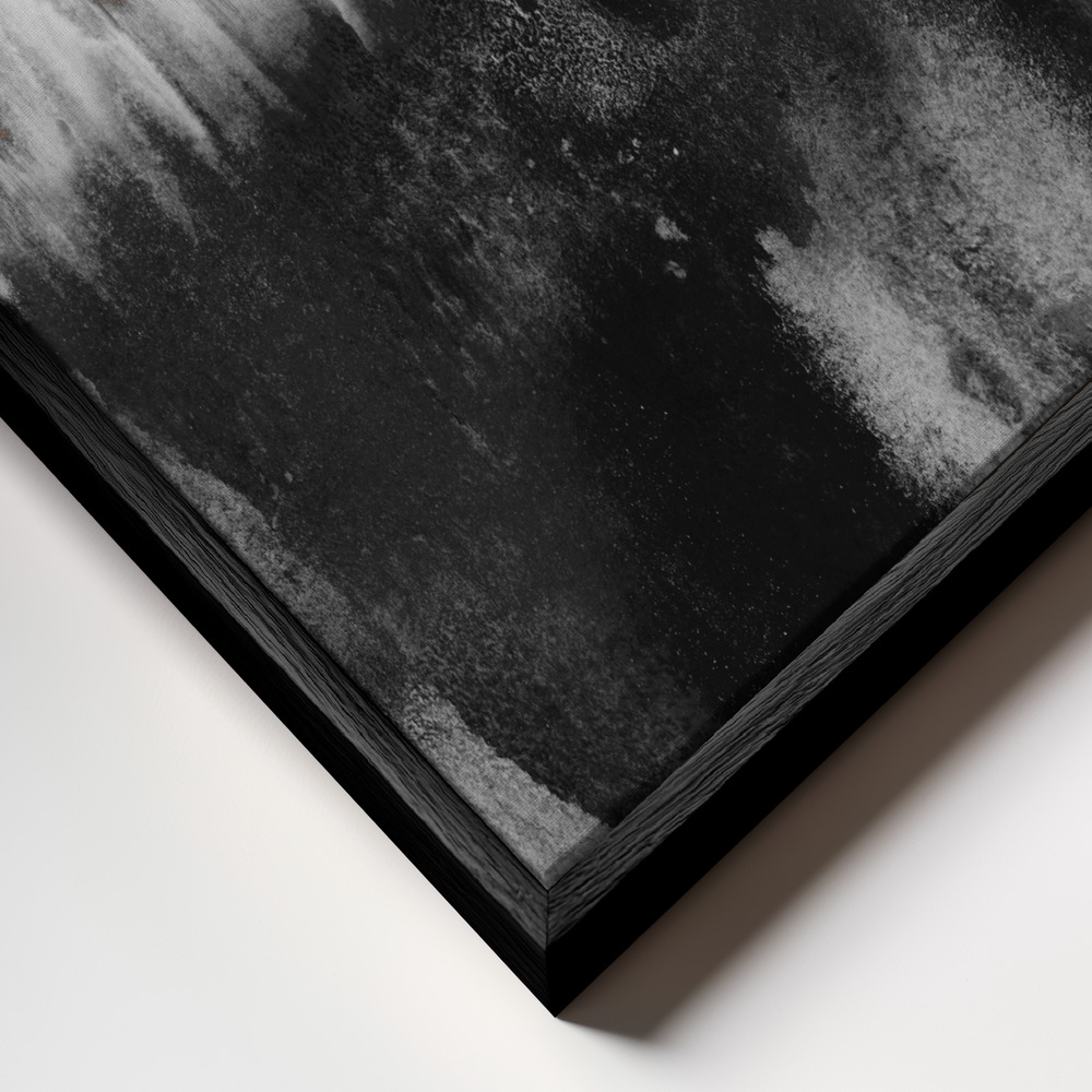 Toile - Gloomy cadre en gros plan - cadre noir