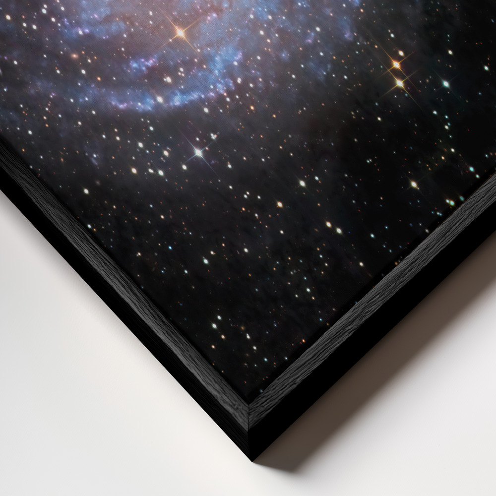 Canvas taulu - NGC 6744 Galaxy kehys lähikuvassa - musta kehys
