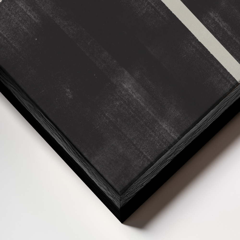 Canvas schilderi - Shape Study No1. frame close-up - zwart frame