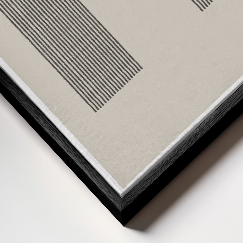 Canvas schilderi - B&B No9. frame close-up - zwart frame