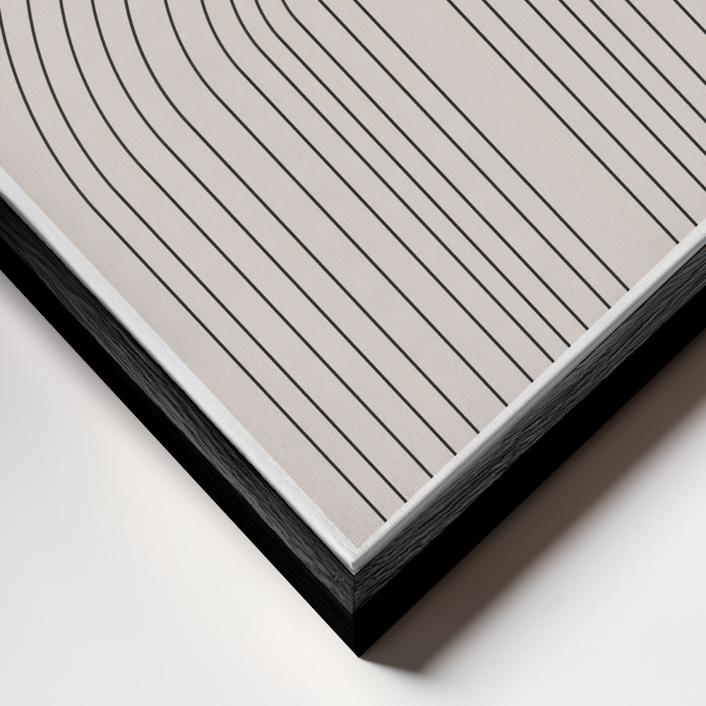 Canvas schilderi - B&B No16. frame close-up - zwart frame