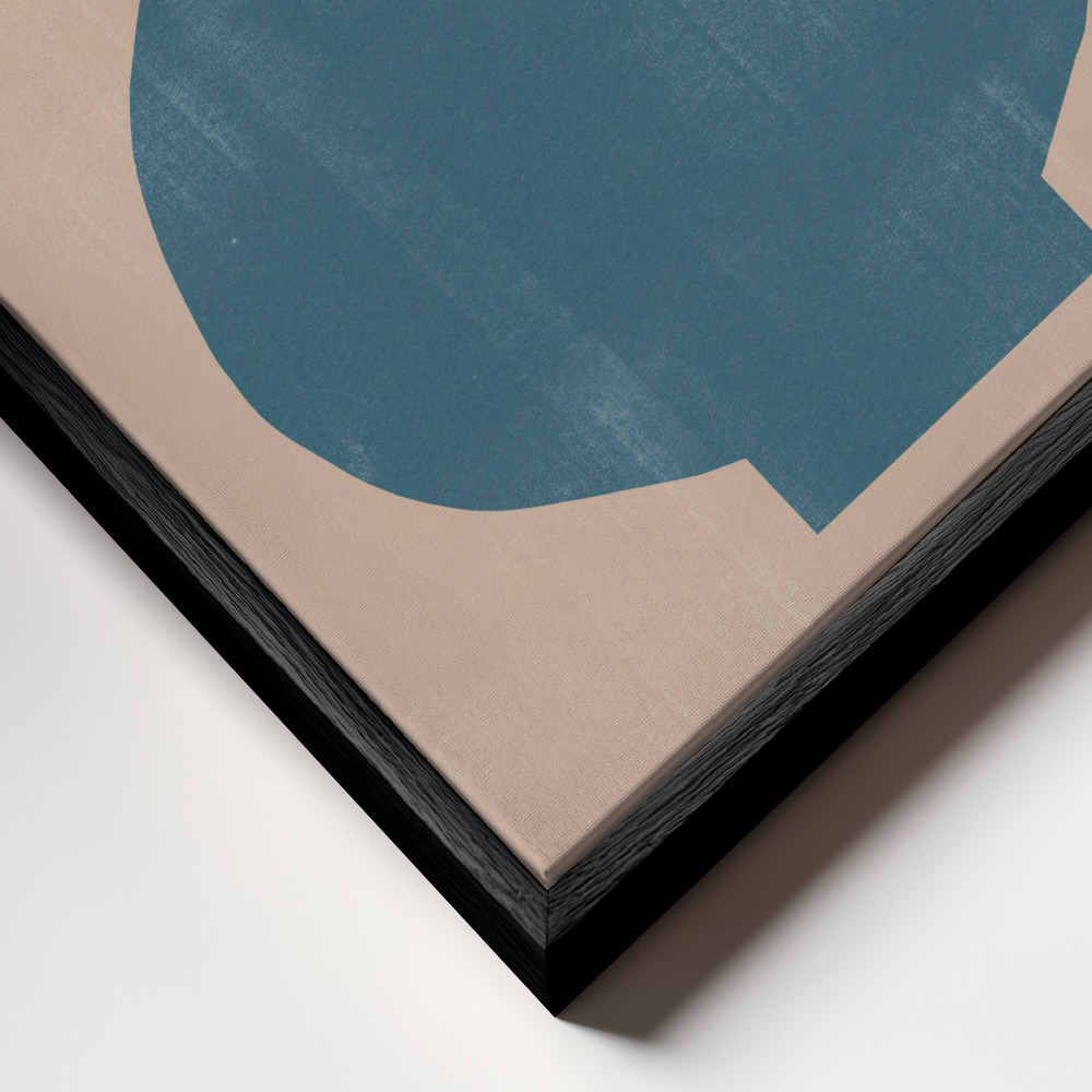 Leinwandbild - Vase No8. rahmen Nahaufnahme - schwarzer Rahmen