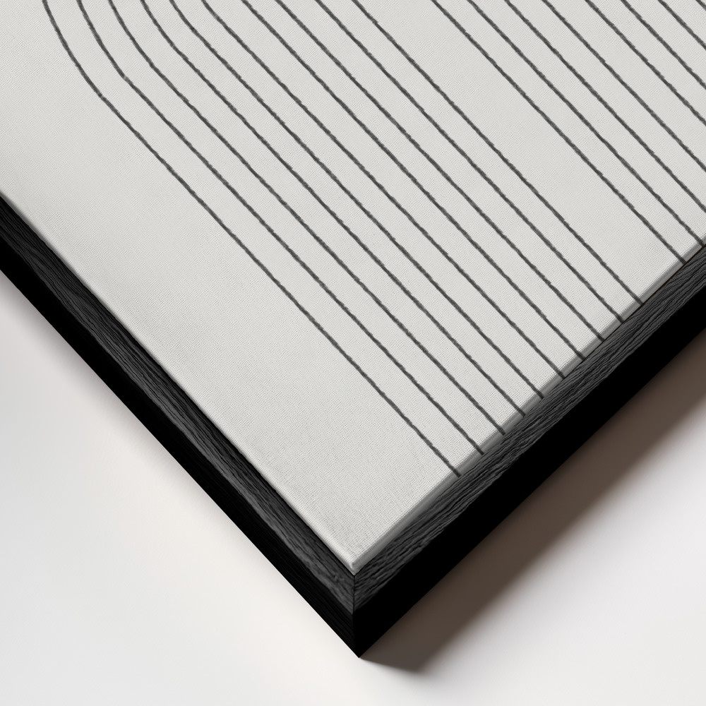 Canvas print - Blue Moon No2. frame close up - black frame