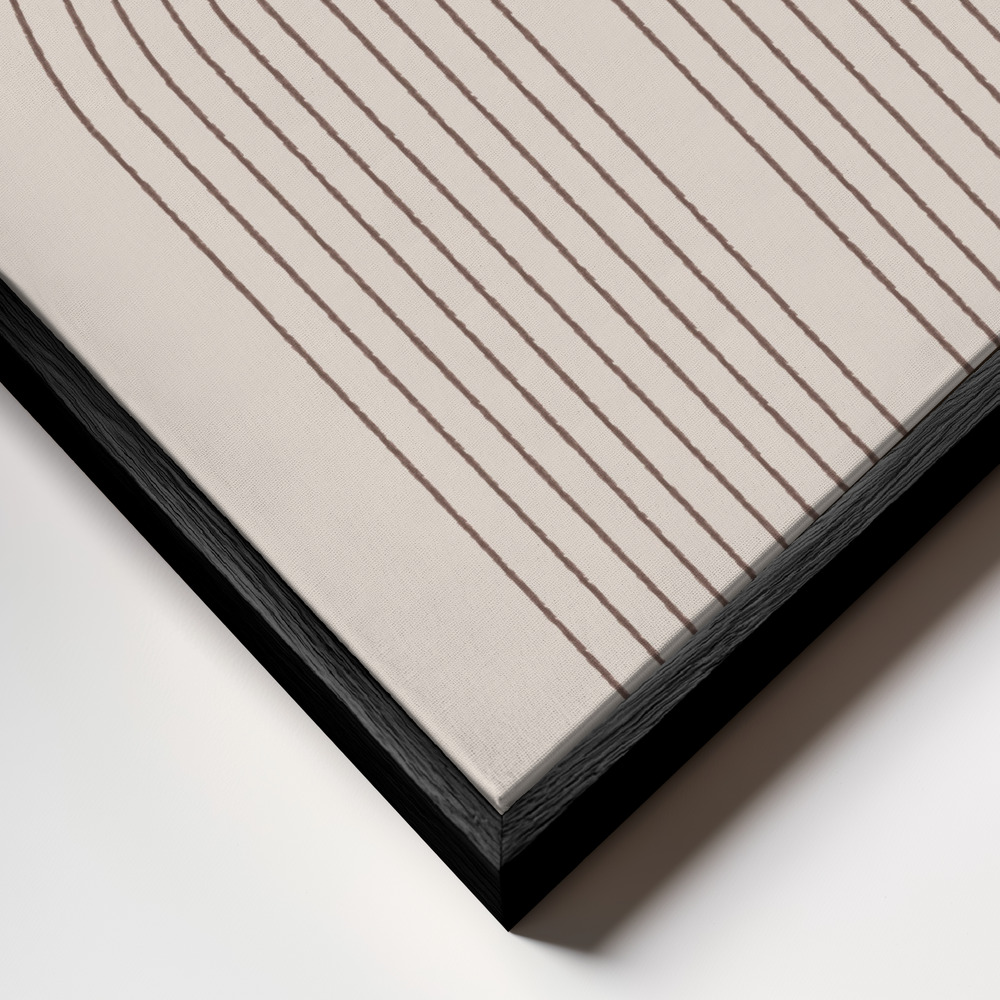 Canvas print - Arch Composition No5. frame close up - black frame