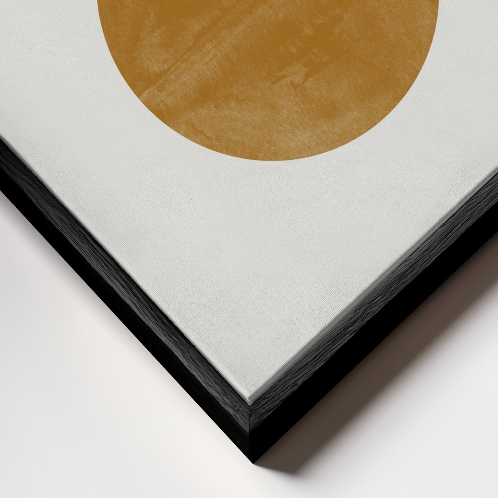 Canvas print - Retro Move frame close up - black frame