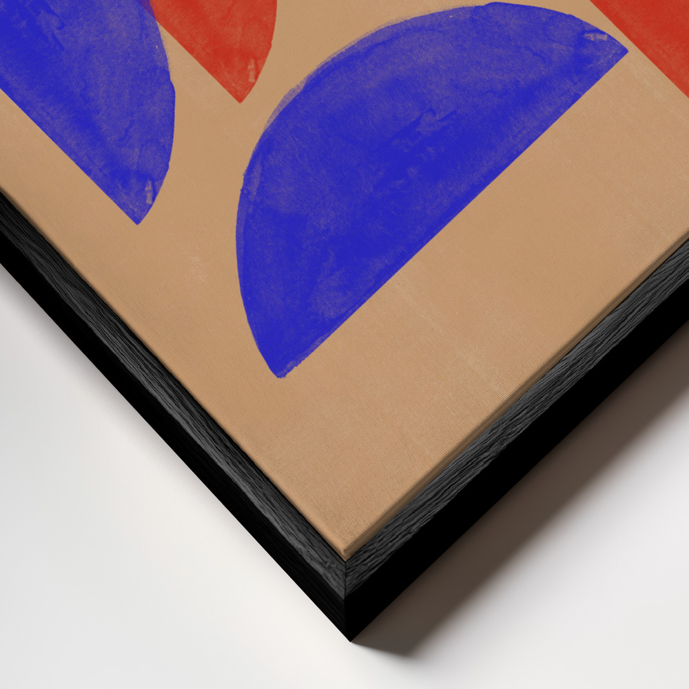 Canvas print - New Me frame close up - black frame