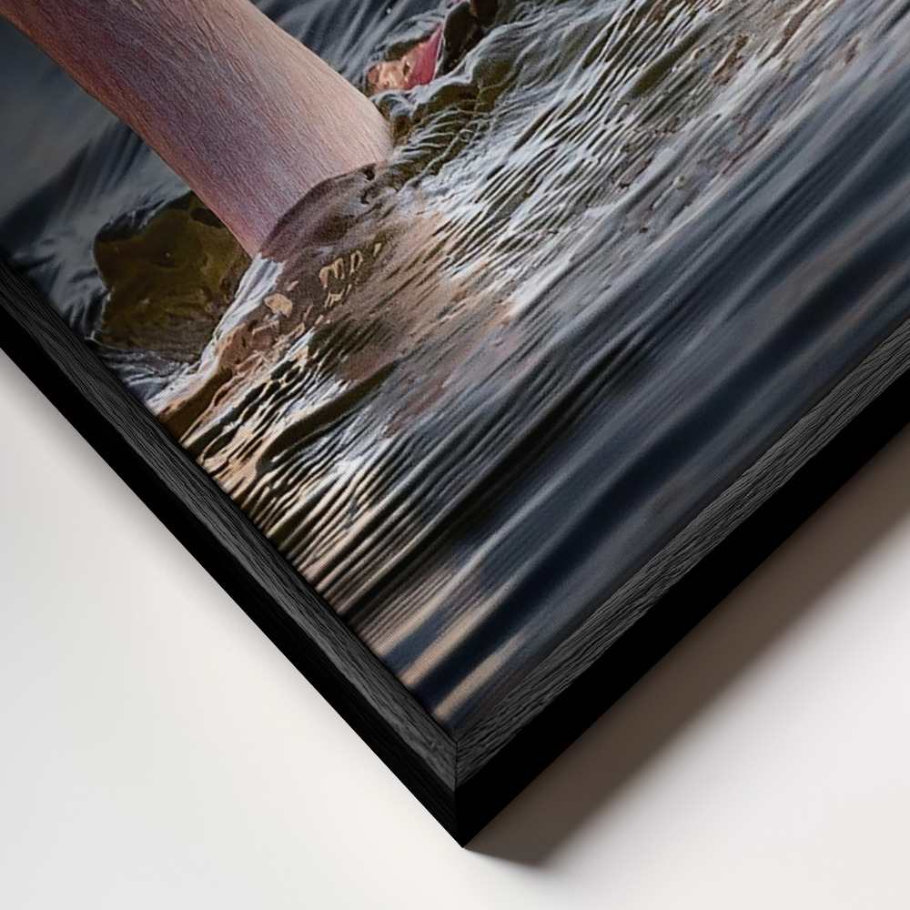 Canvas schilderi - Senza titolo frame close-up - zwart frame