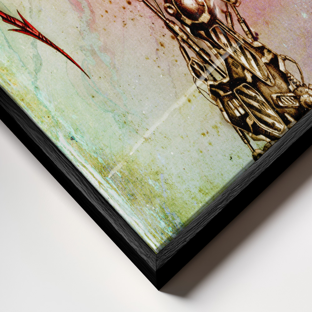 Canvas schilderi - Krytion 1 frame close-up - zwart frame
