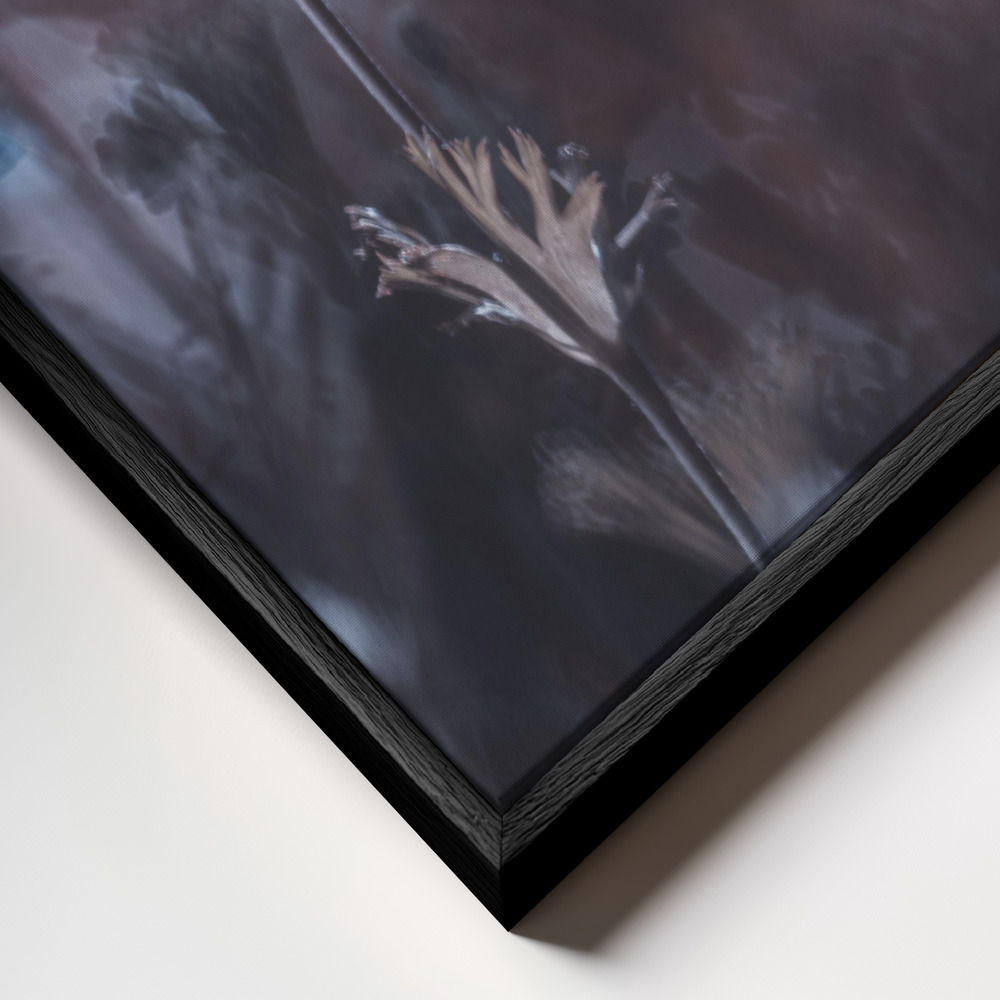 Canvas print - Elegance frame close up - black frame