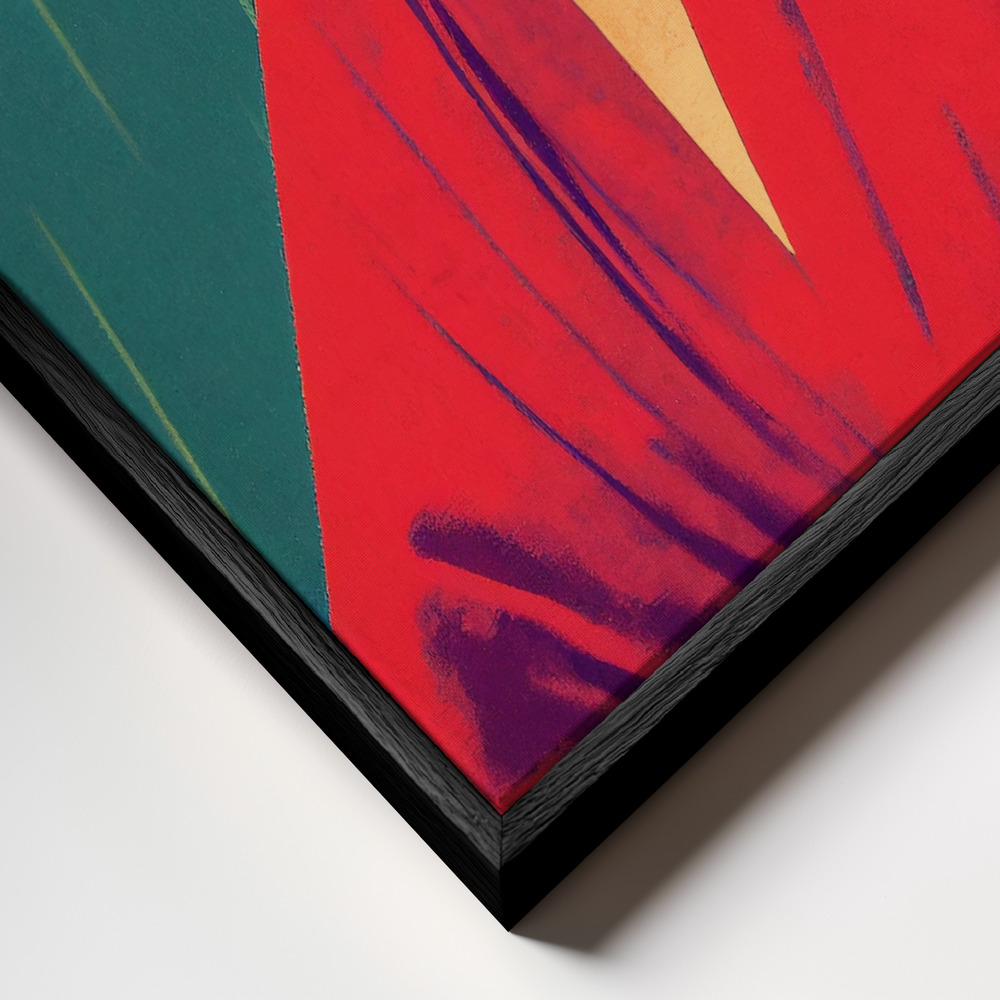 Canvas print - Enjoy Every Moment frame close up - black frame