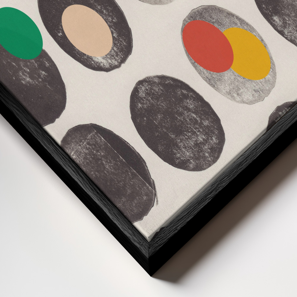 Canvas schilderi - Add More Colors frame close-up - zwart frame