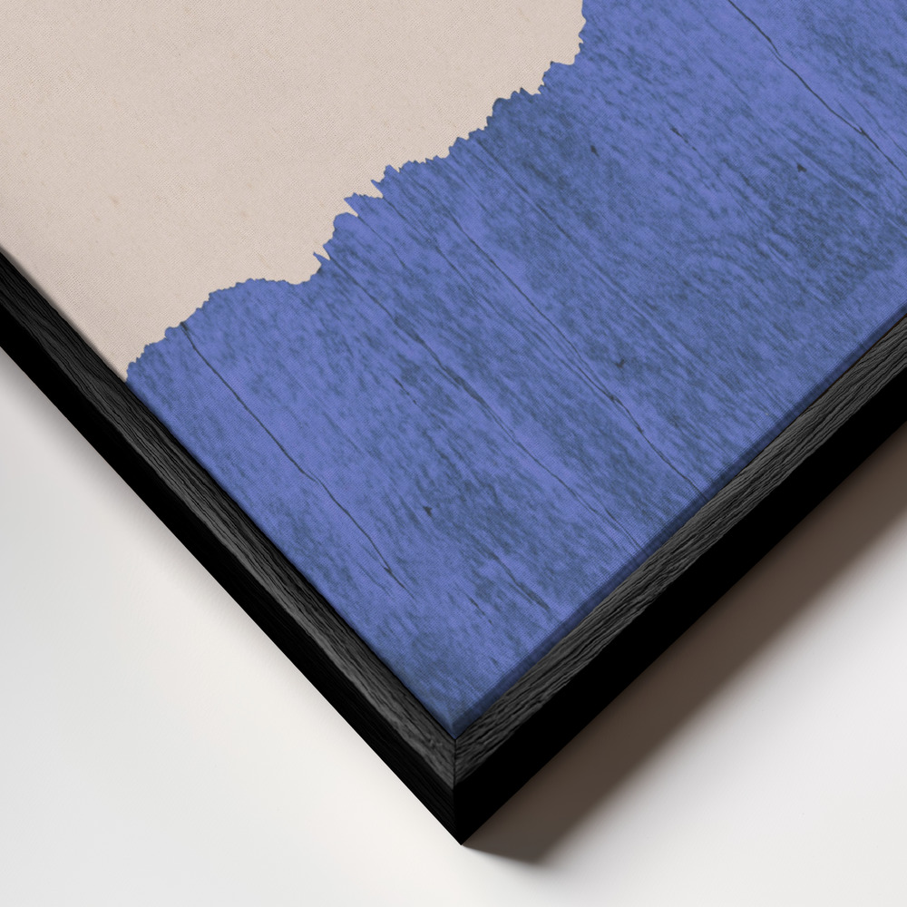 Canvastavla Summer Sun - Tavla ram närbild - svart ram