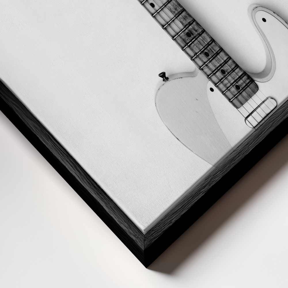 Canvas taulu - Twang Thang kehys lähikuvassa - musta kehys