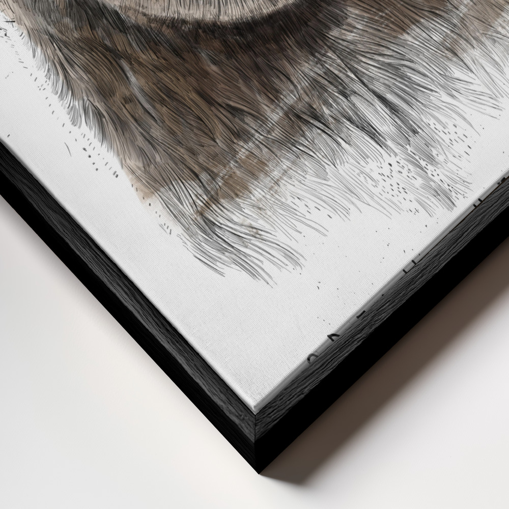 Leinwandbild - Break the rules rahmen Nahaufnahme - schwarzer Rahmen