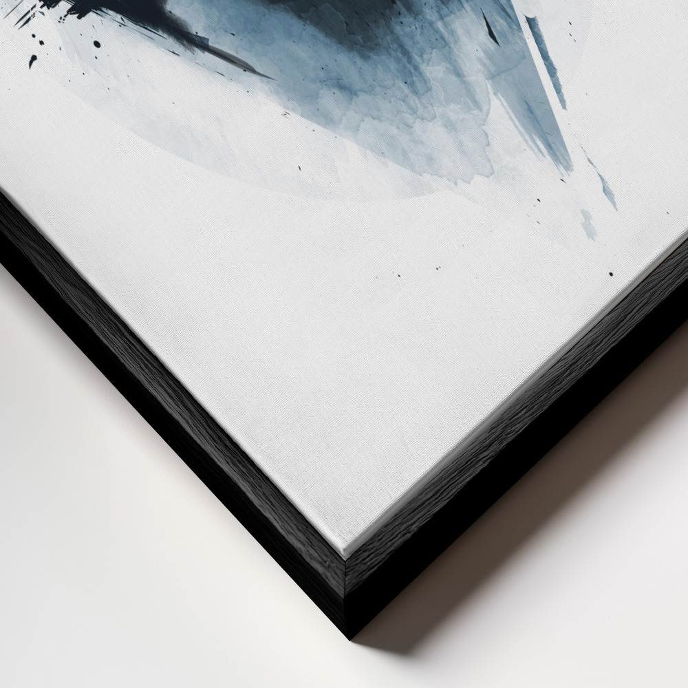 Leinwandbild - Walk on the wild side rahmen Nahaufnahme - schwarzer Rahmen