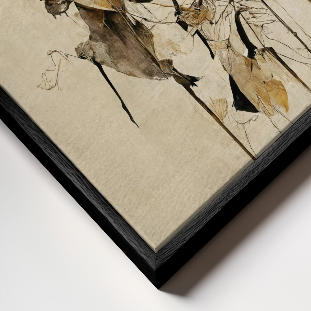 Toile - The Golden Wheel cadre en gros plan - cadre noir