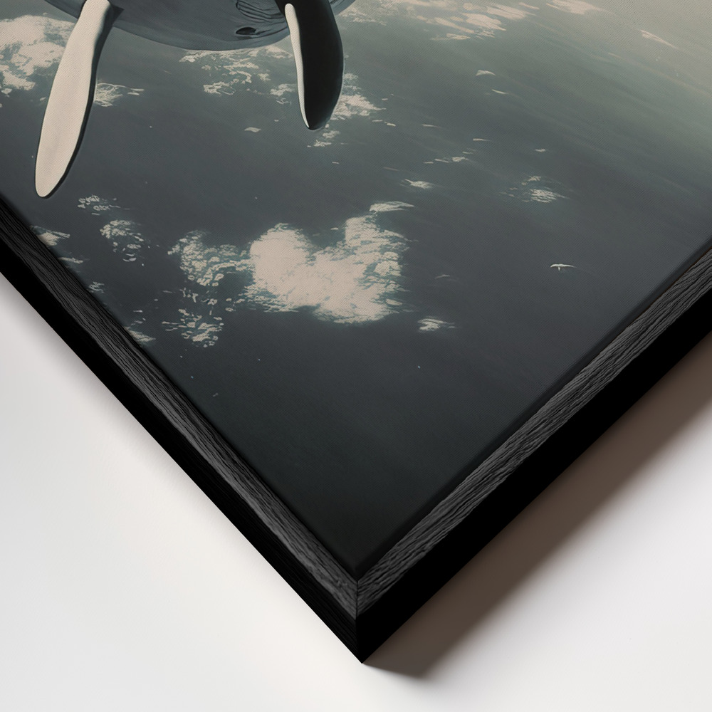 Canvas schilderi - A Special Journey frame close-up - zwart frame