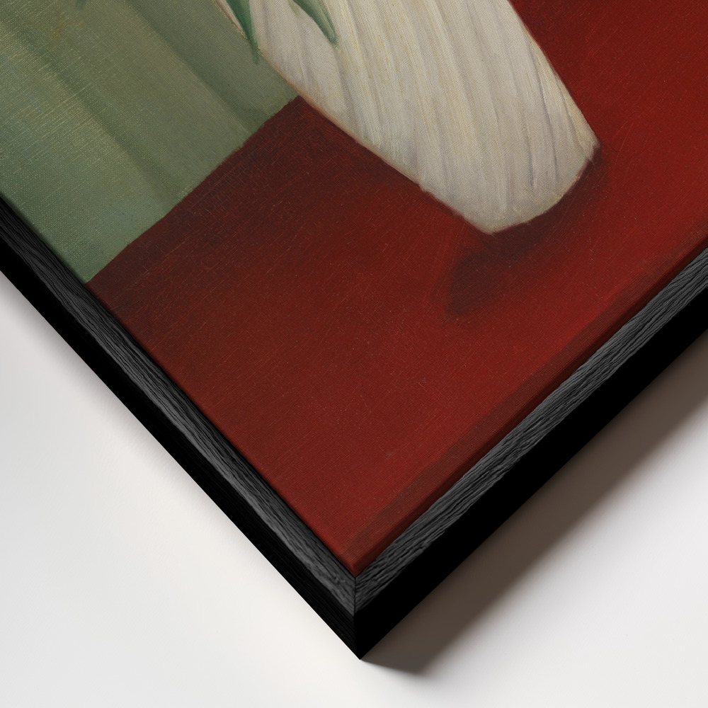 Canvas taulu - Bouquet De Fleurs kehys lähikuvassa - musta kehys