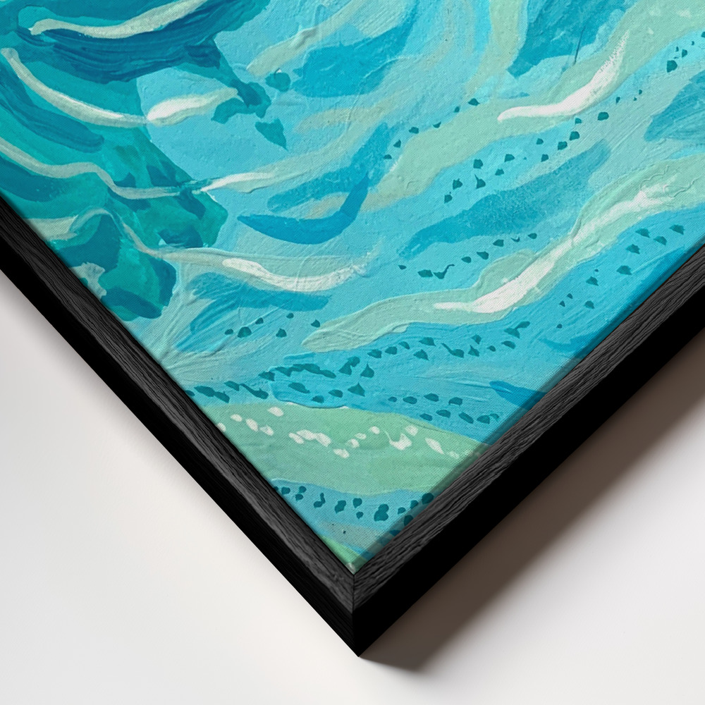 Canvas print - Sedona frame close up - black frame