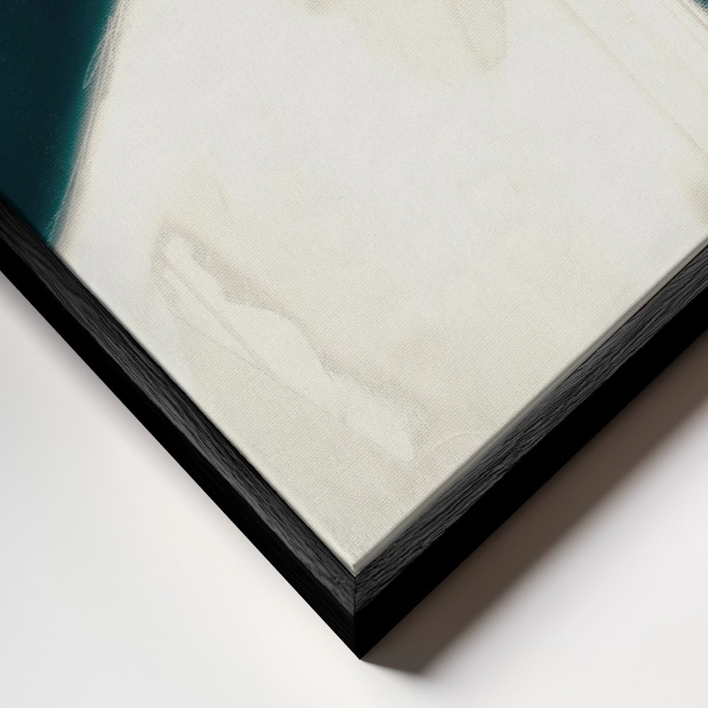 Canvas schilderi - Bridge frame close-up - zwart frame