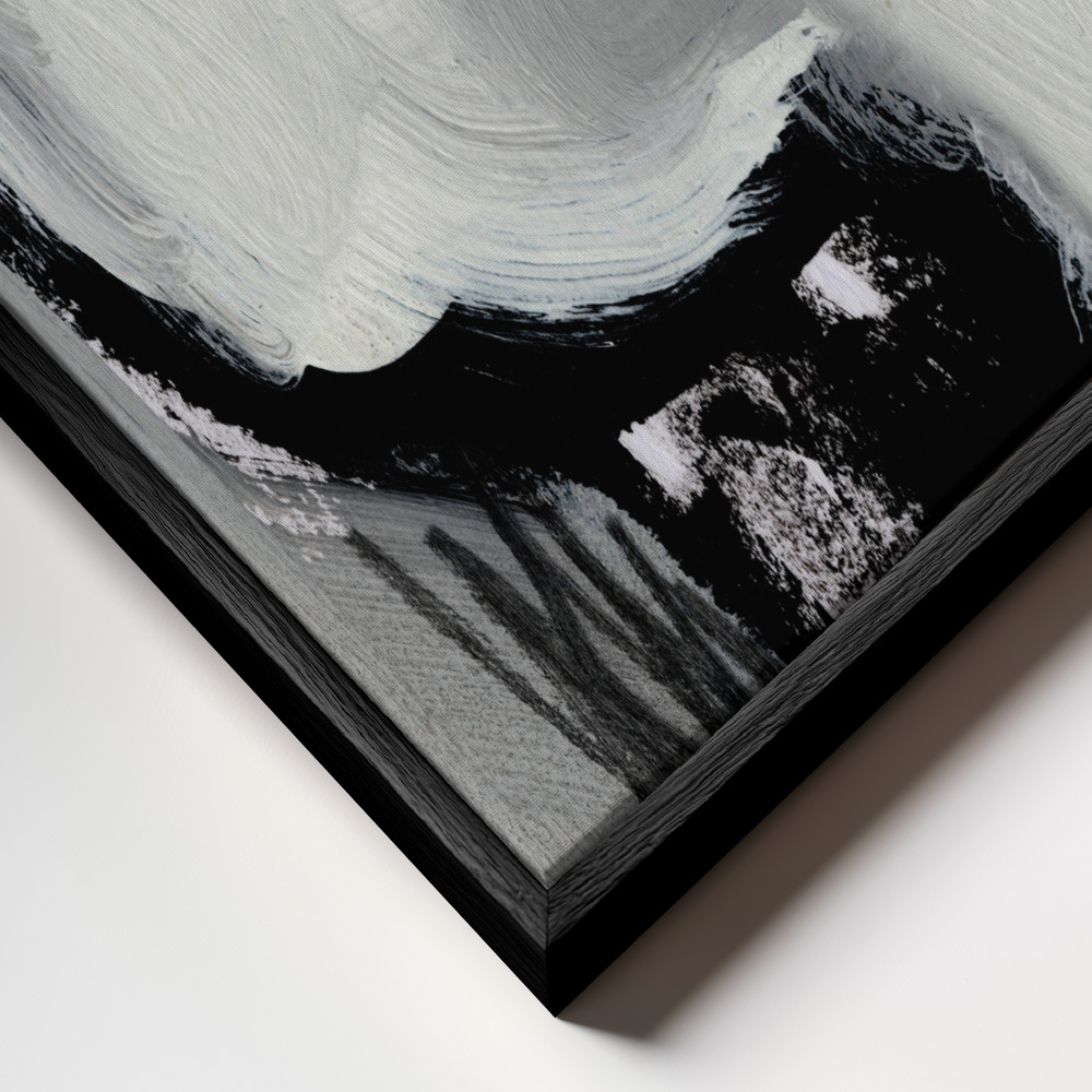 Canvas print - Beyond No2 frame close up - black frame