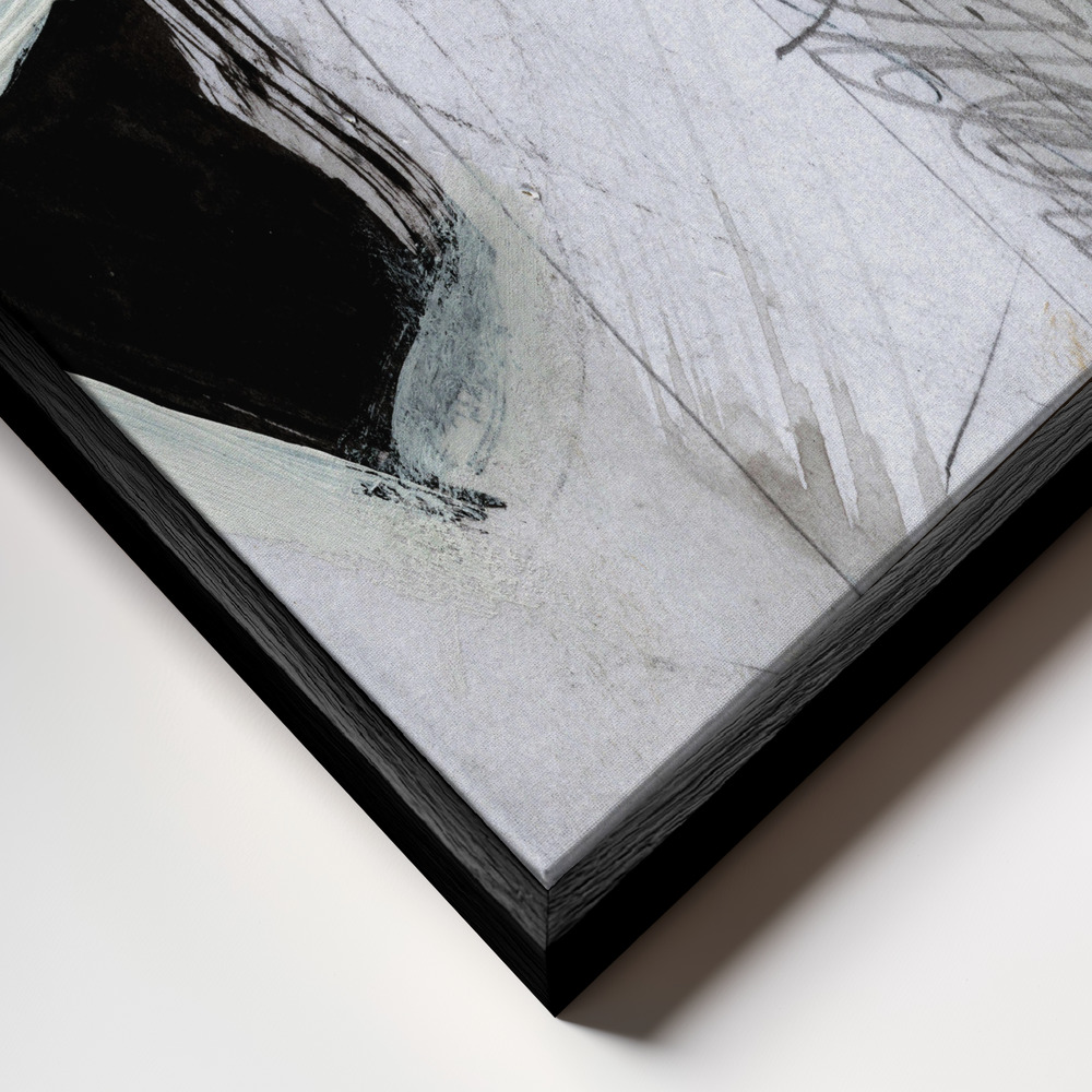 Toile - Motion cadre en gros plan - cadre noir