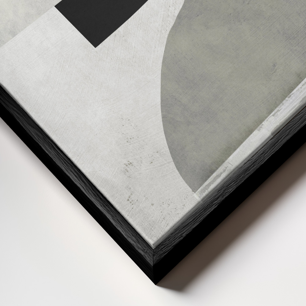Canvas taulu - Priory kehys lähikuvassa - musta kehys